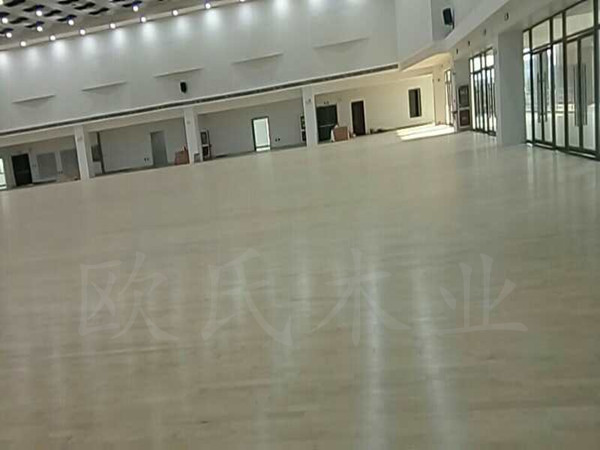 淮安富士康员工活动中心体育馆木地板