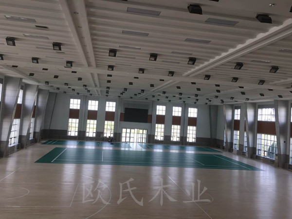 宁夏银川消防总队培训基地室内体育馆运动木地板案例